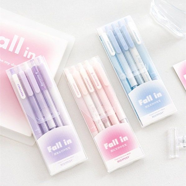 5 pcs set gel pen